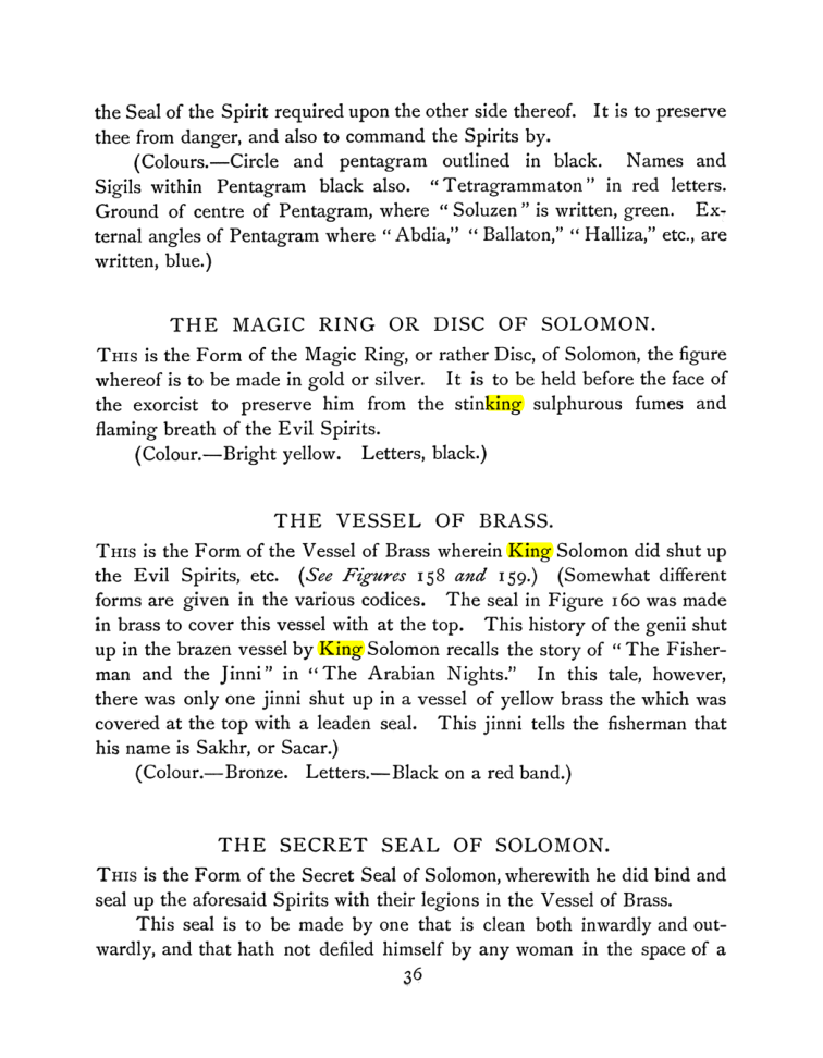 Original scan of The Goetia, PDF page 50