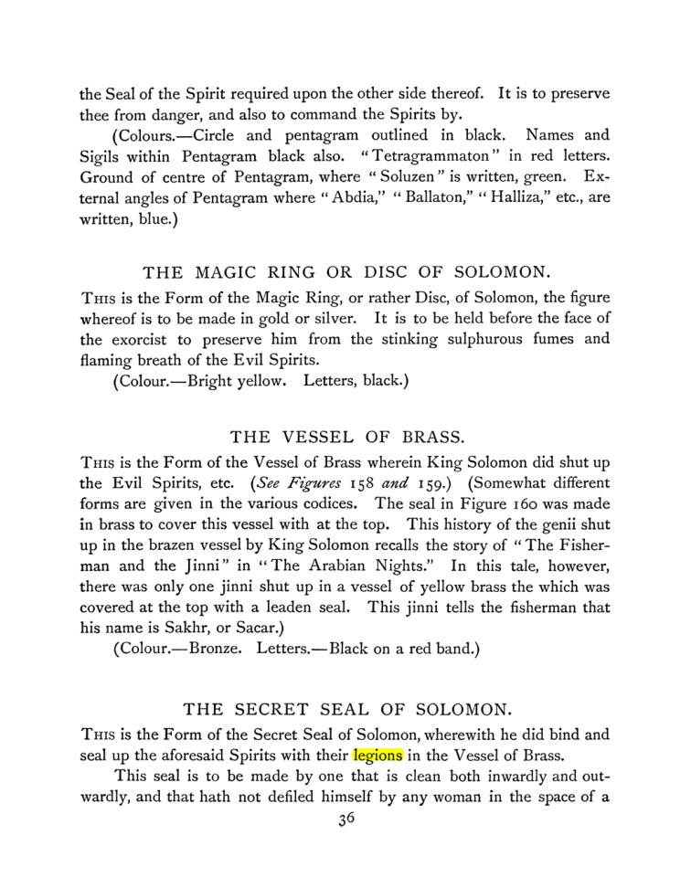 Original scan of The Goetia, PDF page 50