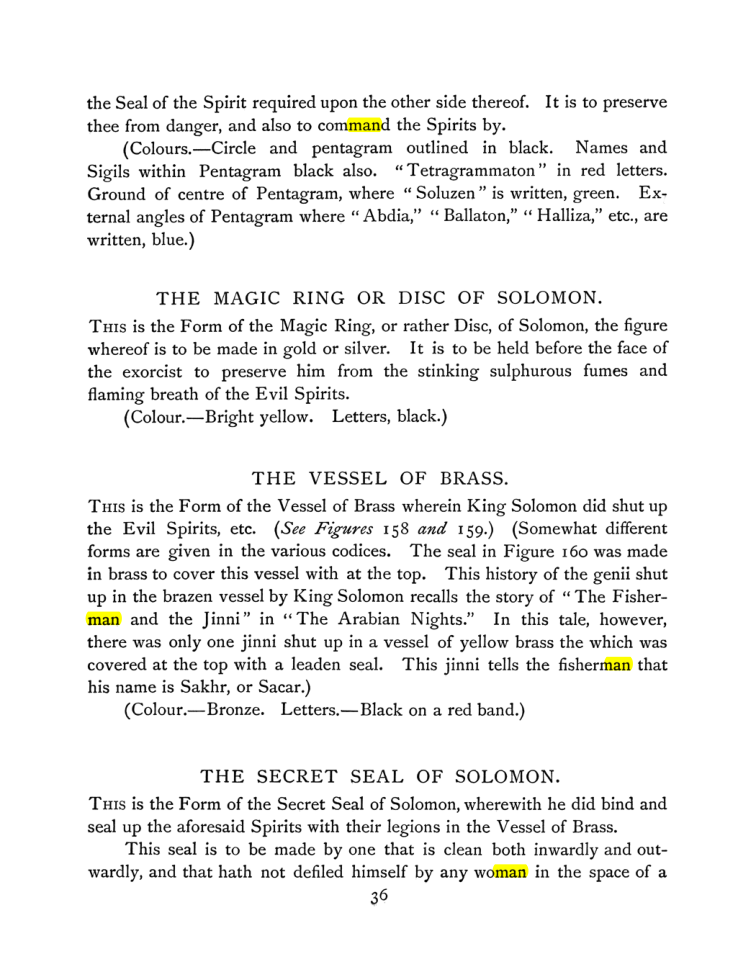 Original scan of The Goetia, PDF page 50