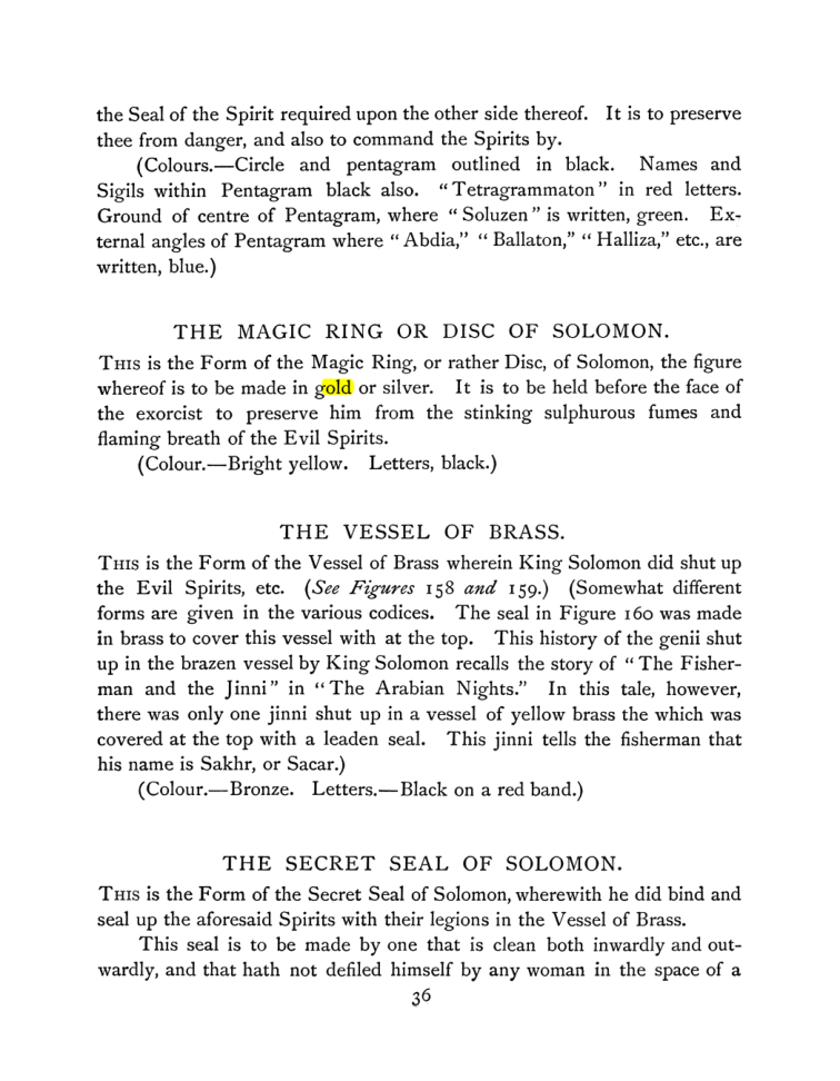 Original scan of The Goetia, PDF page 50