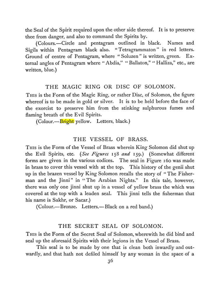 Original scan of The Goetia, PDF page 50
