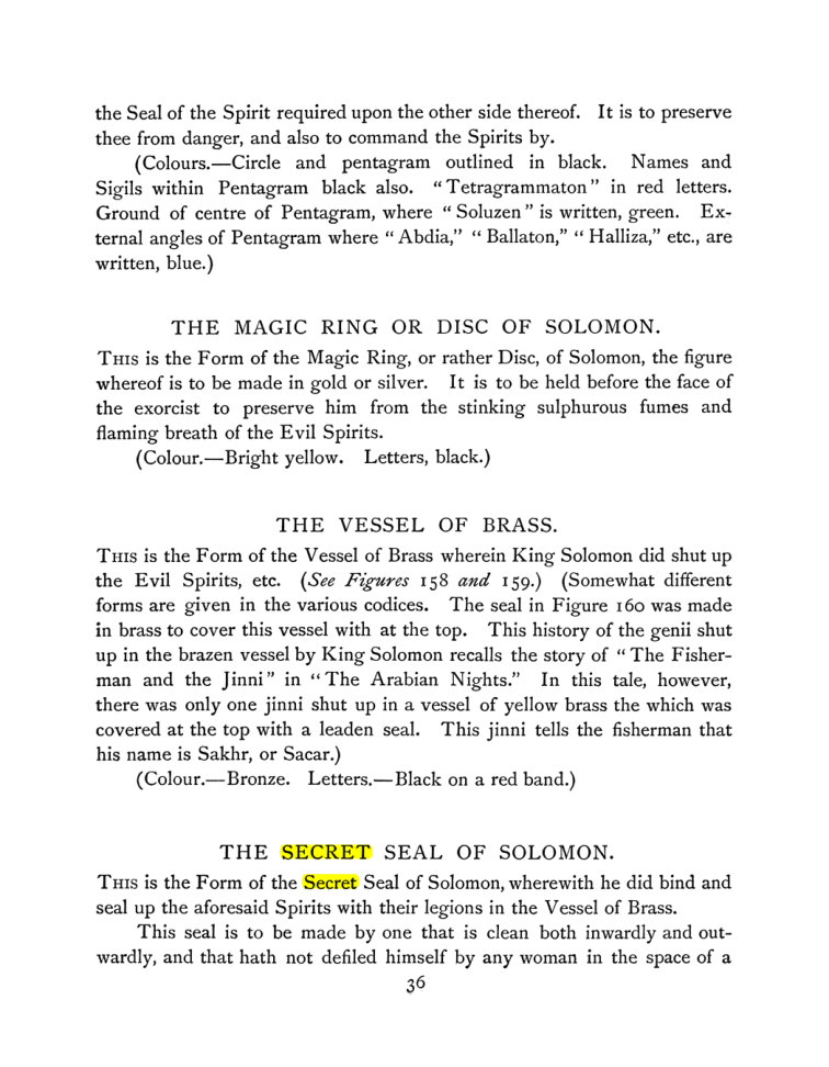 Original scan of The Goetia, PDF page 50