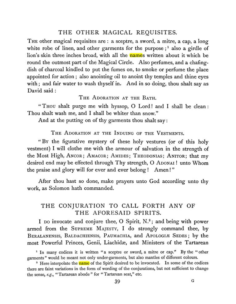 Original scan of The Goetia, PDF page 55