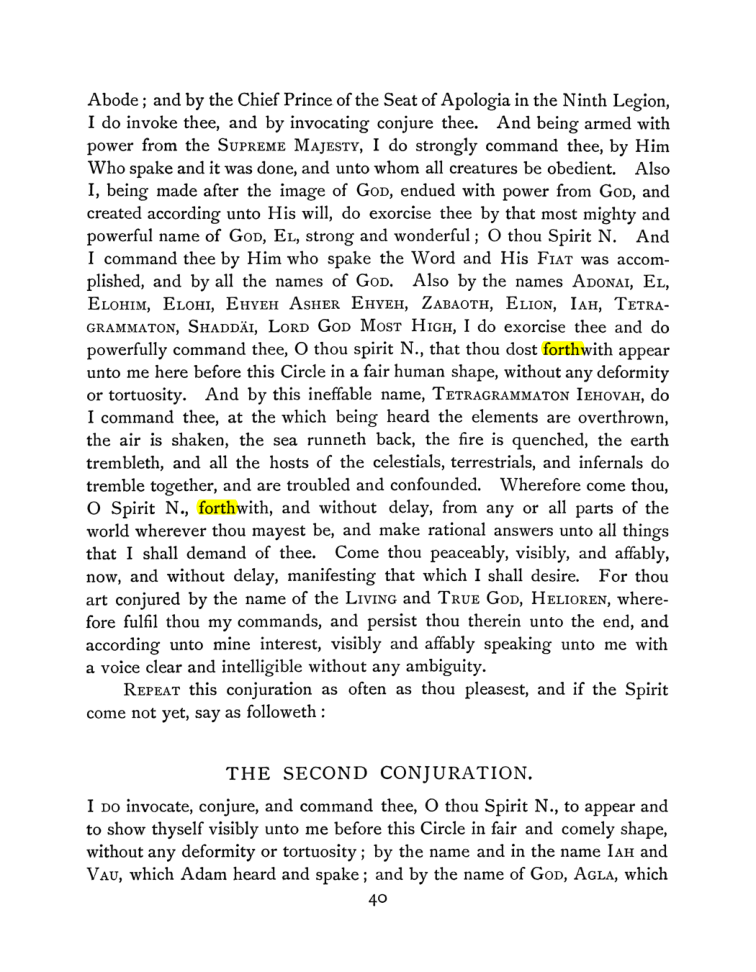 Original scan of The Goetia, PDF page 56