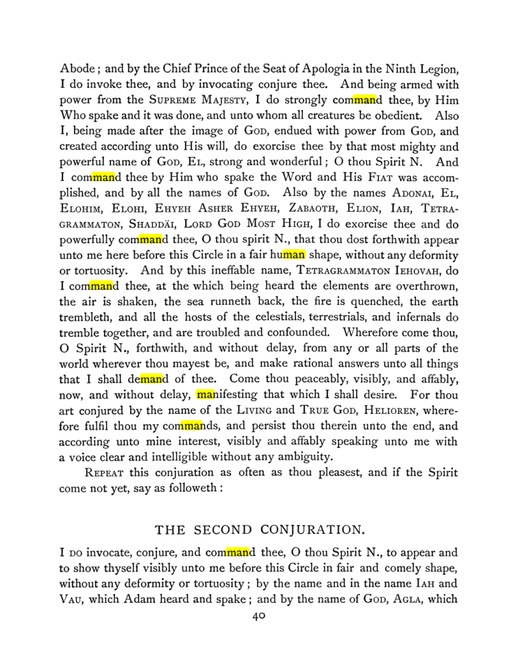 Original scan of The Goetia, PDF page 56