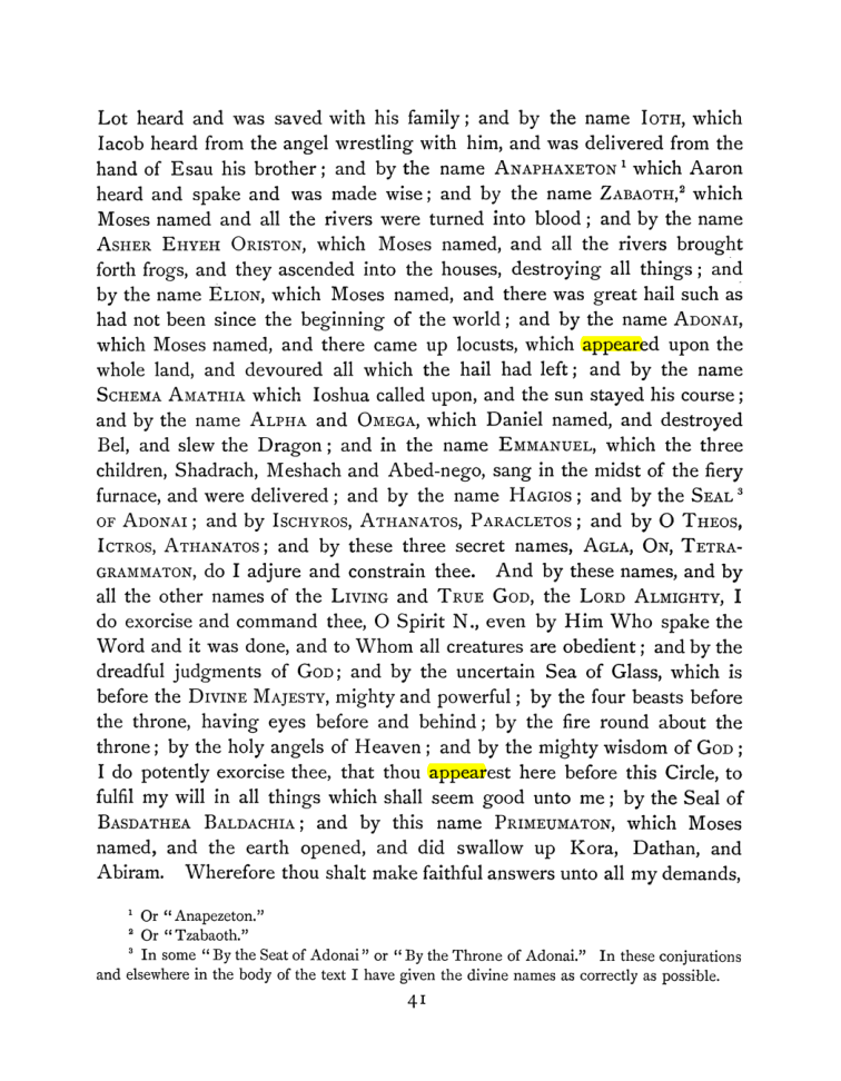 Original scan of The Goetia, PDF page 57