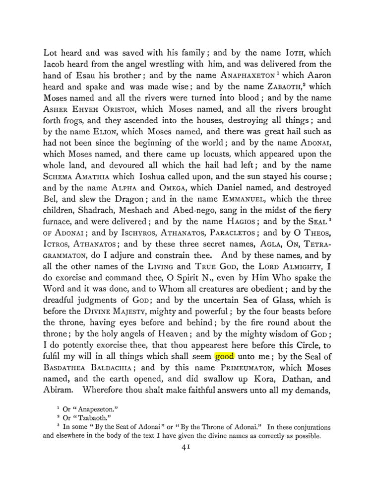 Original scan of The Goetia, PDF page 57