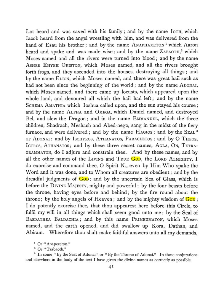 Original scan of The Goetia, PDF page 57