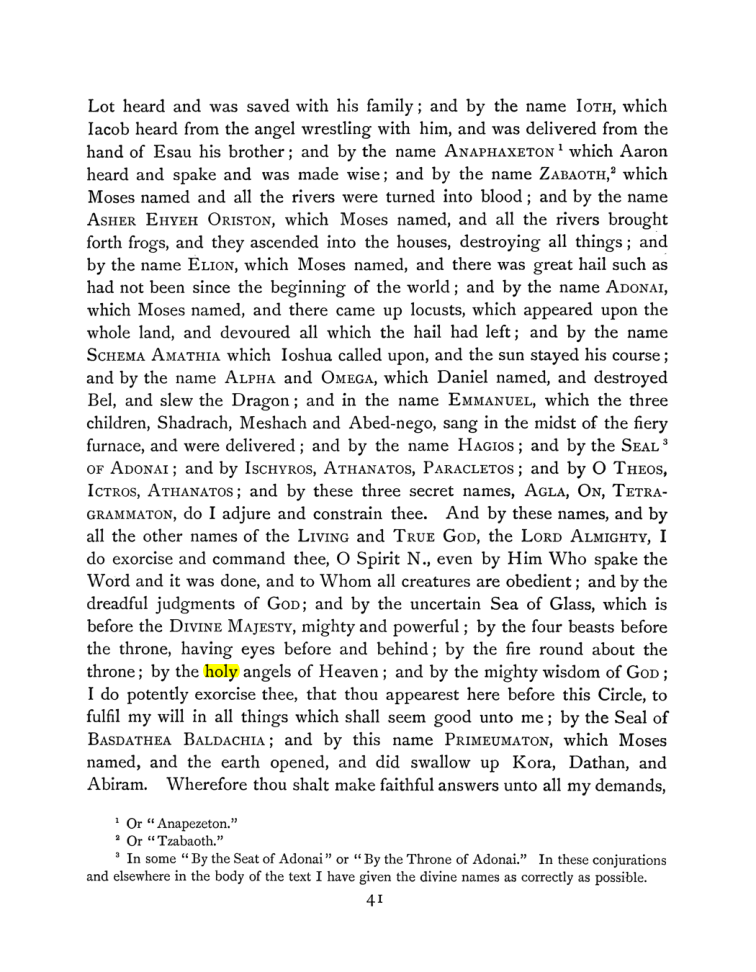Original scan of The Goetia, PDF page 57