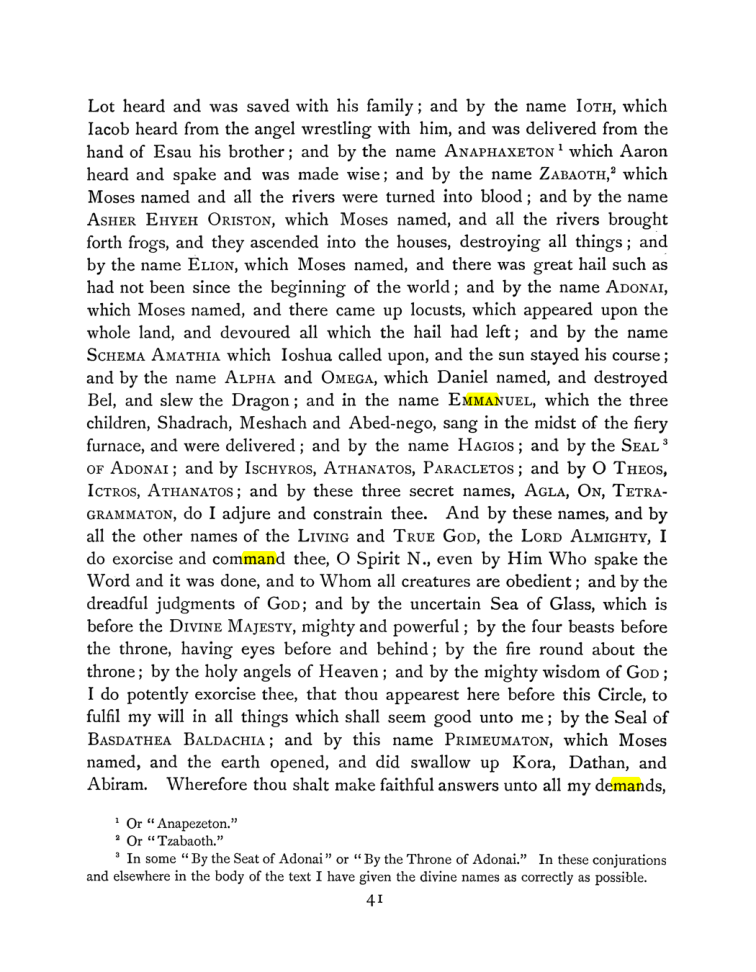 Original scan of The Goetia, PDF page 57