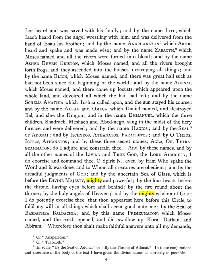 Original scan of The Goetia, PDF page 57