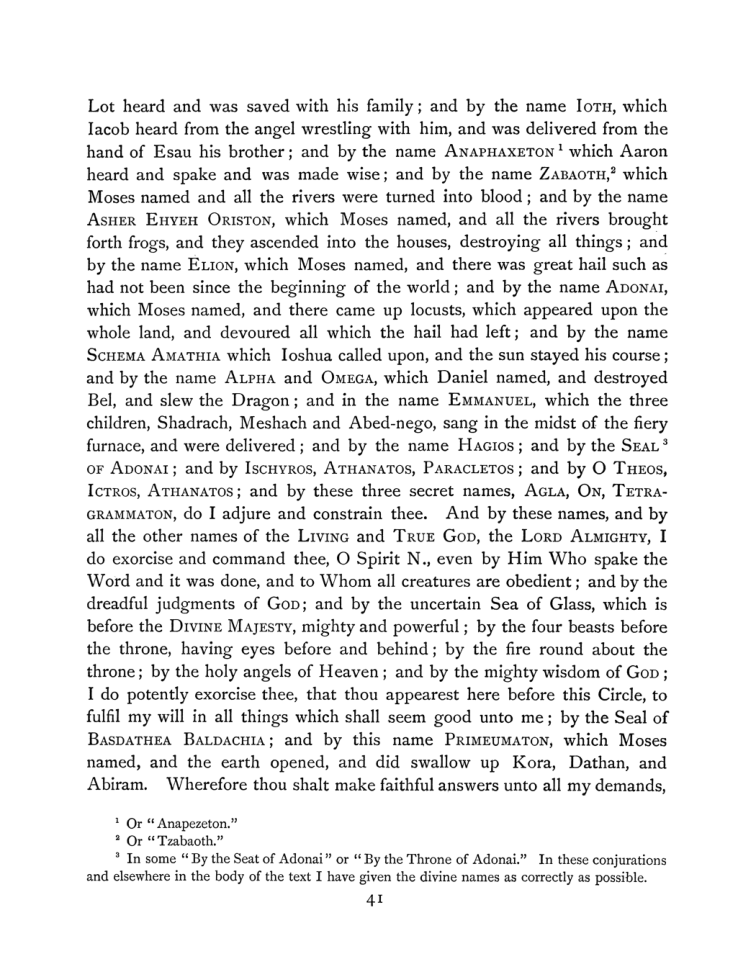 Original scan of The Goetia, PDF page 57