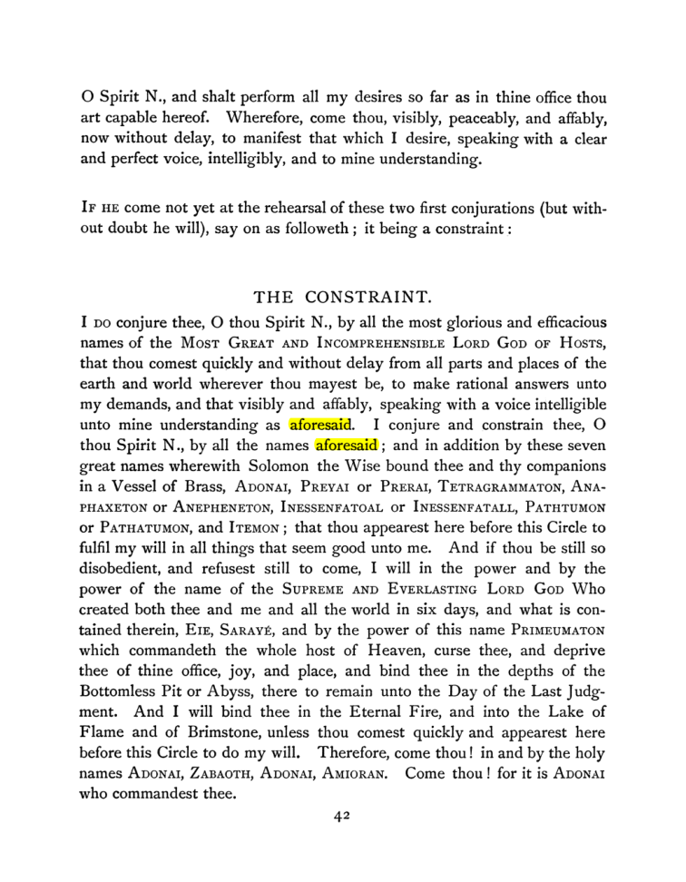 Original scan of The Goetia, PDF page 58