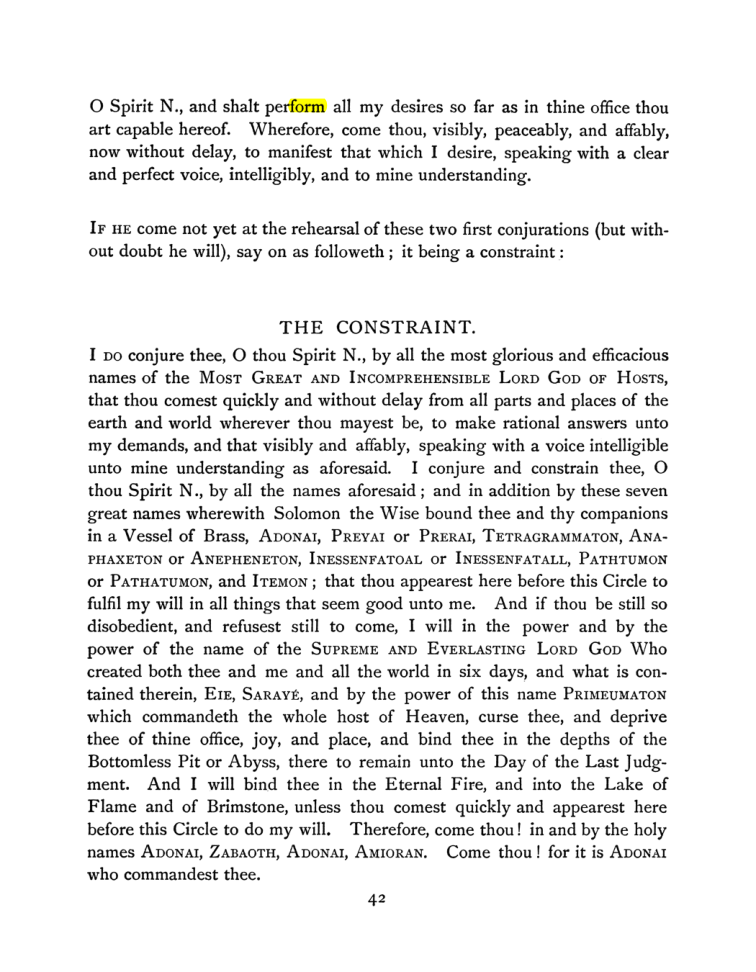 Original scan of The Goetia, PDF page 58