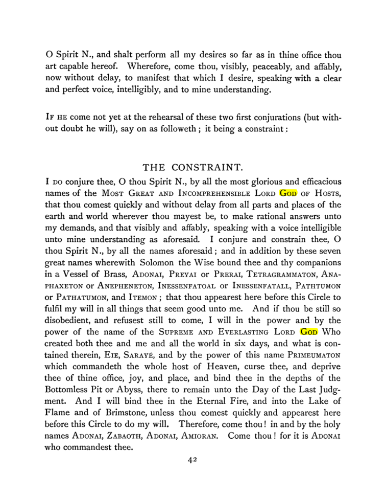 Original scan of The Goetia, PDF page 58