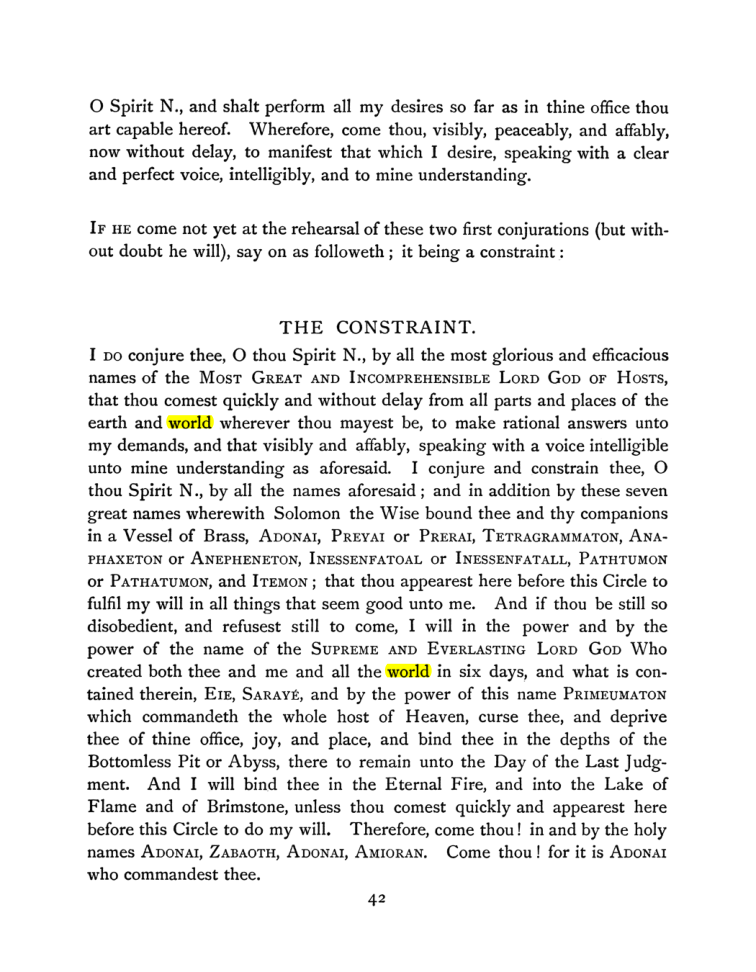 Original scan of The Goetia, PDF page 58