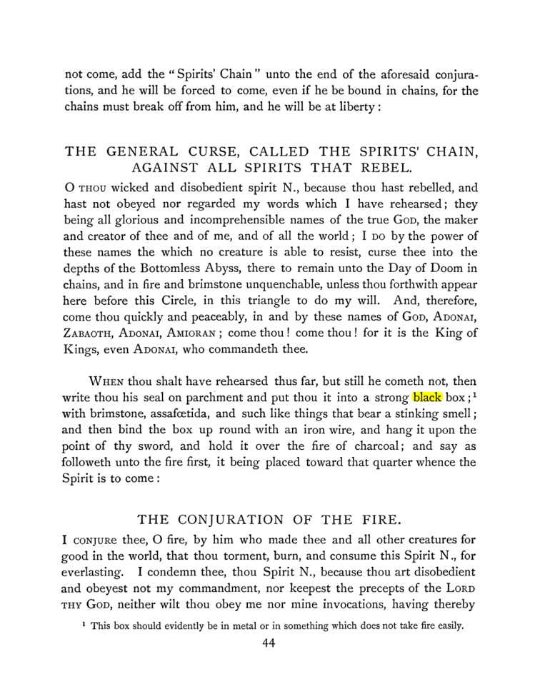 Original scan of The Goetia, PDF page 60