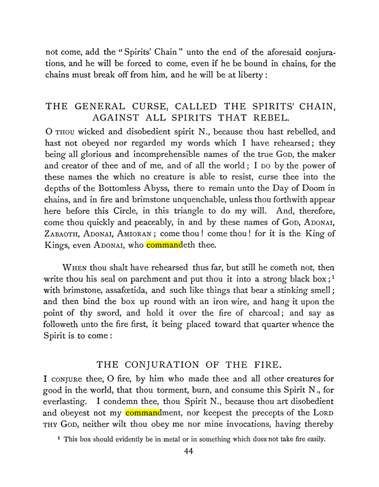 Original scan of The Goetia, PDF page 60