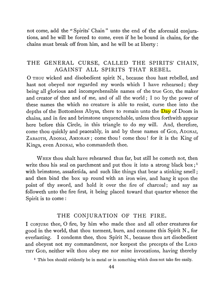 Original scan of The Goetia, PDF page 60