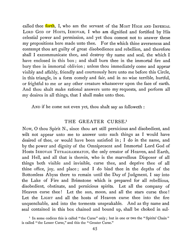 Original scan of The Goetia, PDF page 61