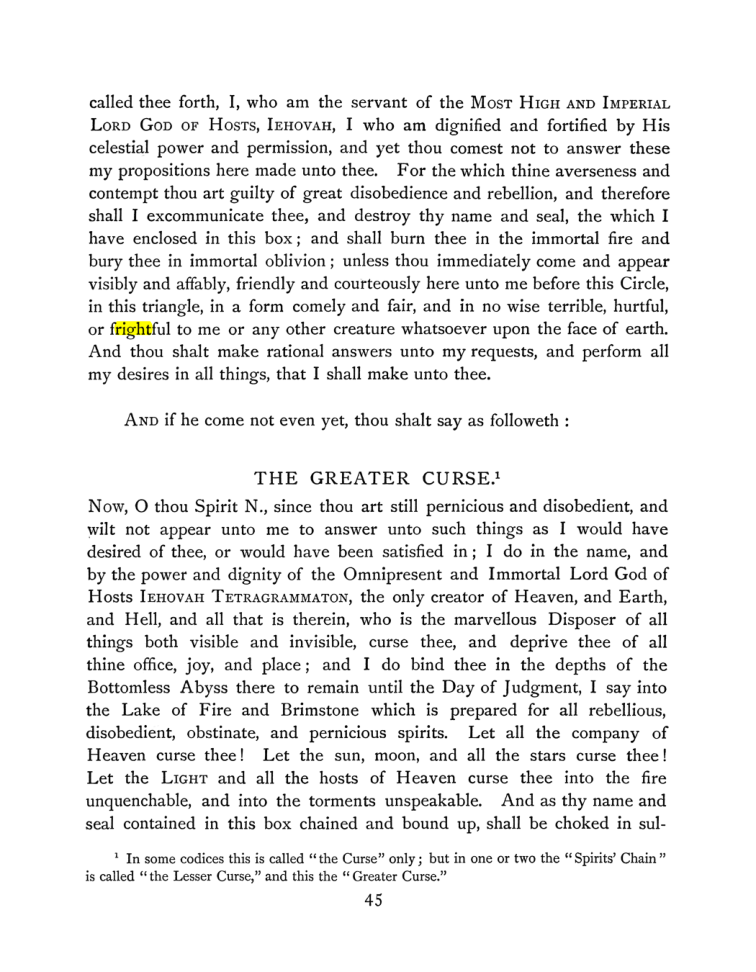 Original scan of The Goetia, PDF page 61