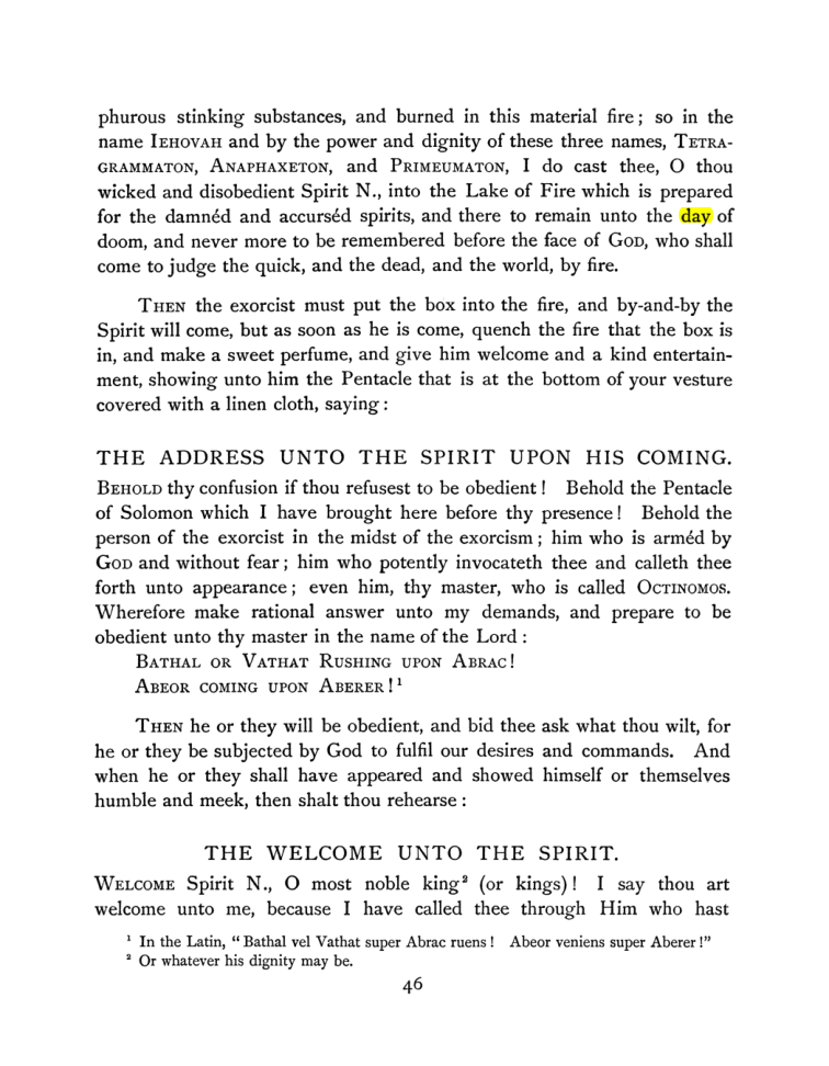 Original scan of The Goetia, PDF page 62