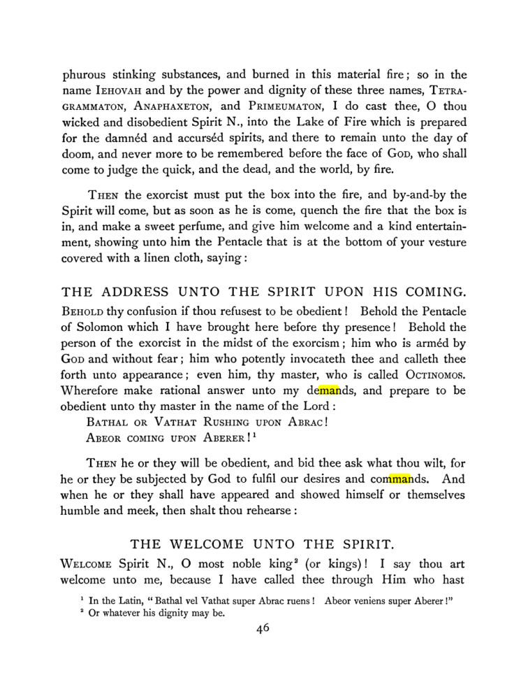 Original scan of The Goetia, PDF page 62