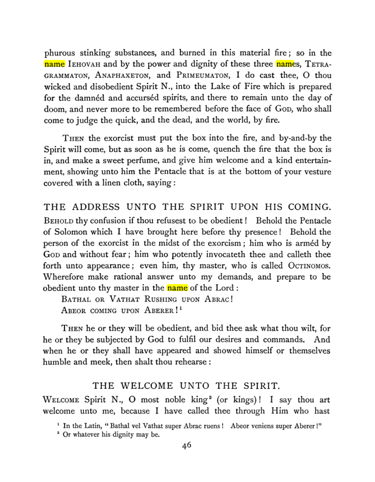Original scan of The Goetia, PDF page 62