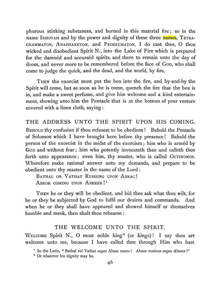 Original scan of The Goetia, PDF page 62