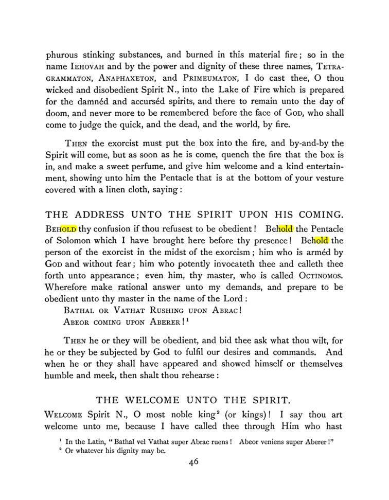Original scan of The Goetia, PDF page 62