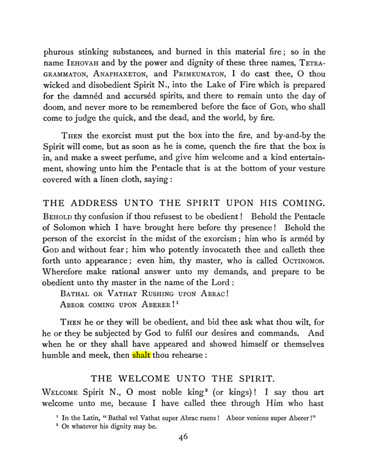 Original scan of The Goetia, PDF page 62