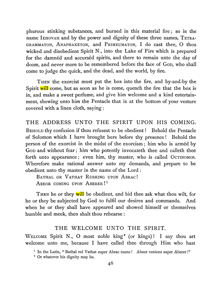 Original scan of The Goetia, PDF page 62