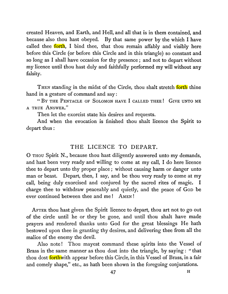Original scan of The Goetia, PDF page 63