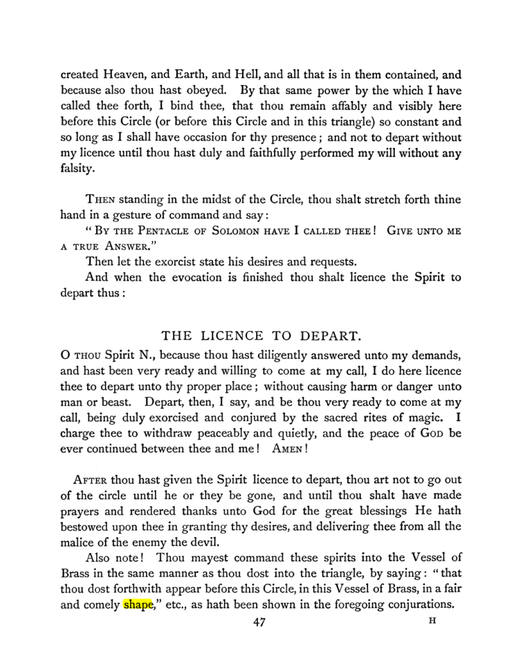 Original scan of The Goetia, PDF page 63