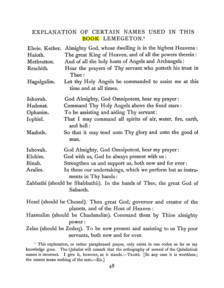Original scan of The Goetia, PDF page 64