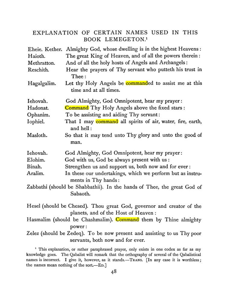Original scan of The Goetia, PDF page 64