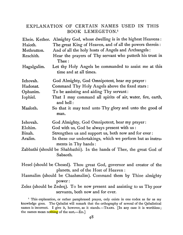 Original scan of The Goetia, PDF page 64