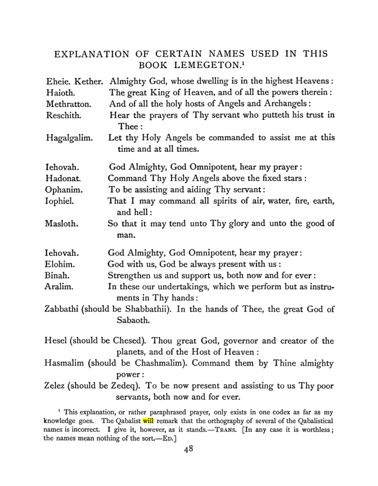 Original scan of The Goetia, PDF page 64