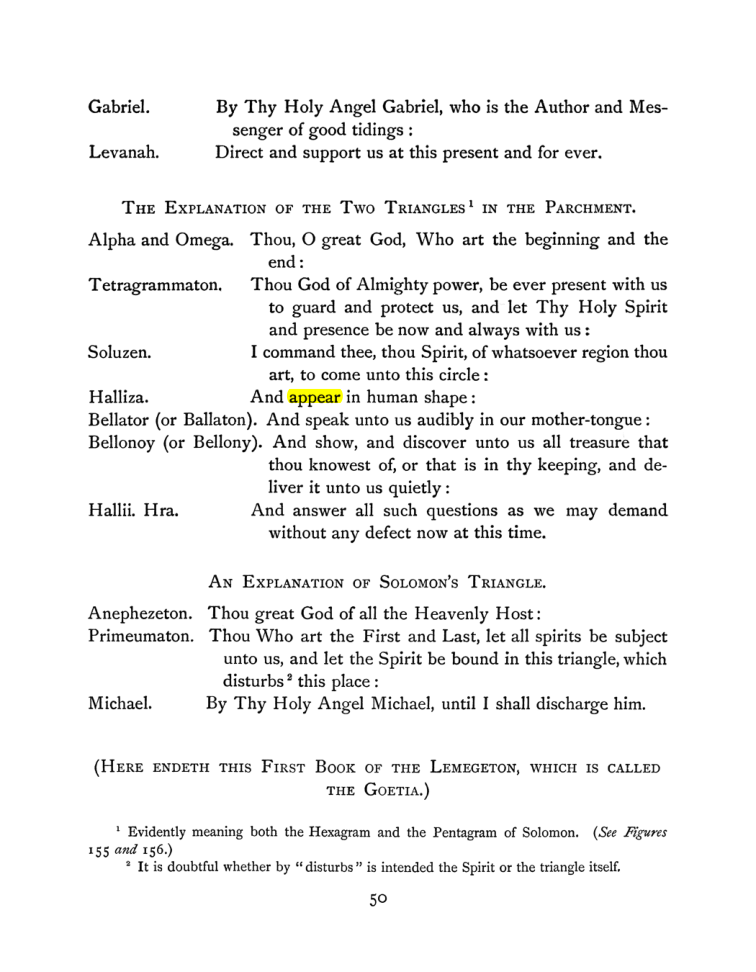 Original scan of The Goetia, PDF page 66