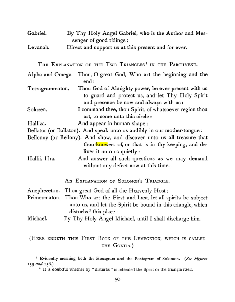 Original scan of The Goetia, PDF page 66