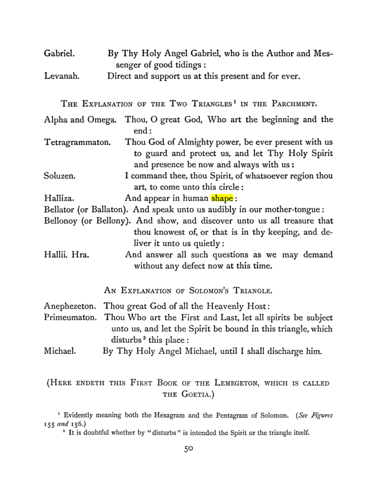 Original scan of The Goetia, PDF page 66