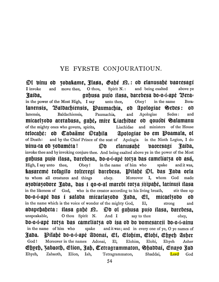 Original scan of The Goetia, PDF page 70