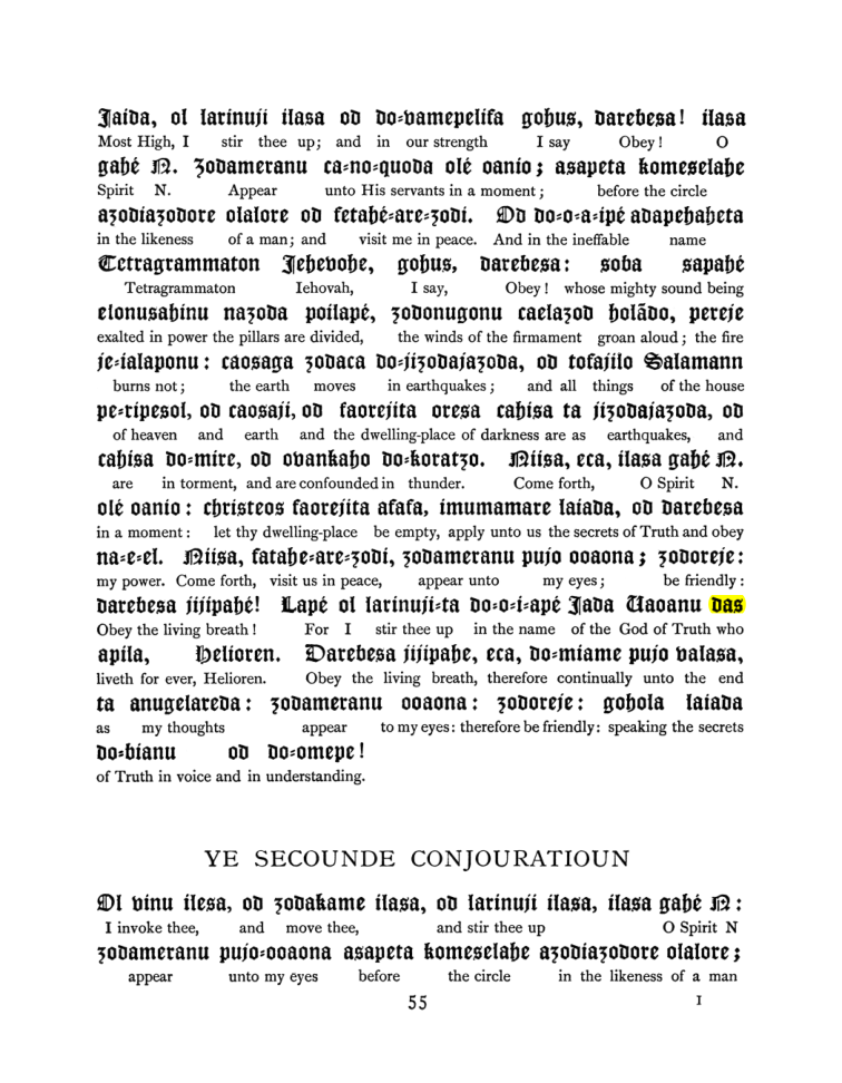 Original scan of The Goetia, PDF page 71