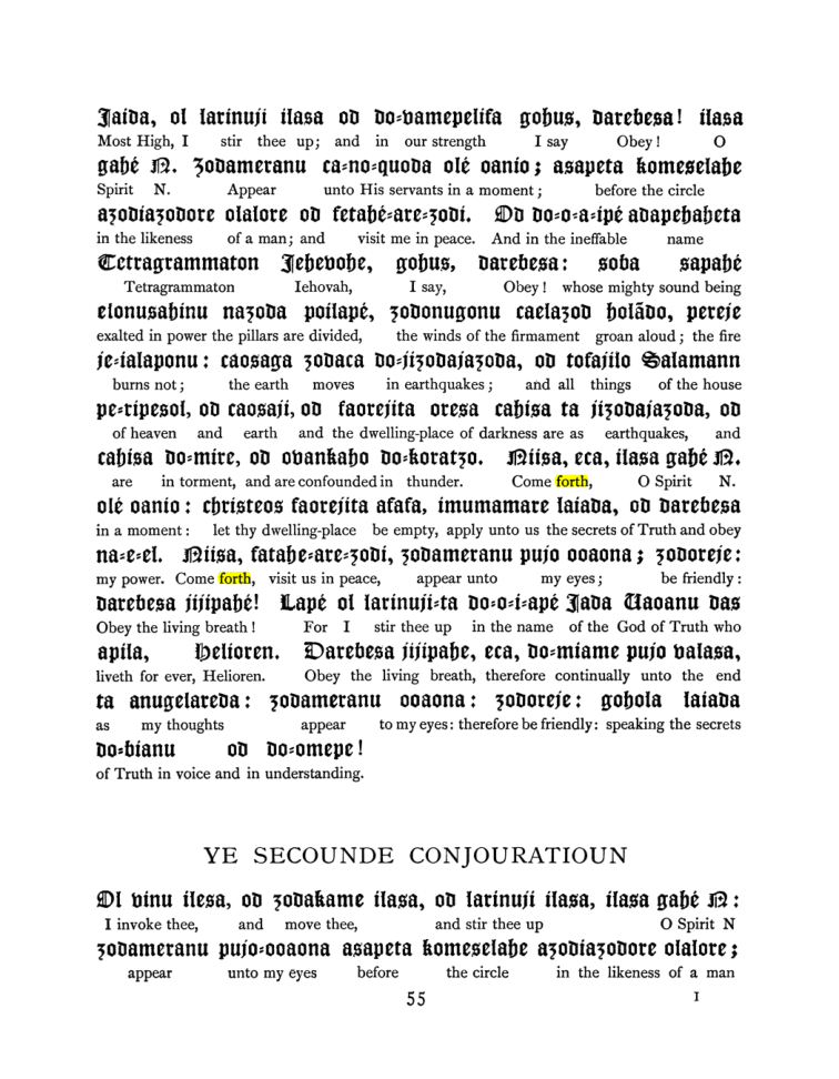 Original scan of The Goetia, PDF page 71