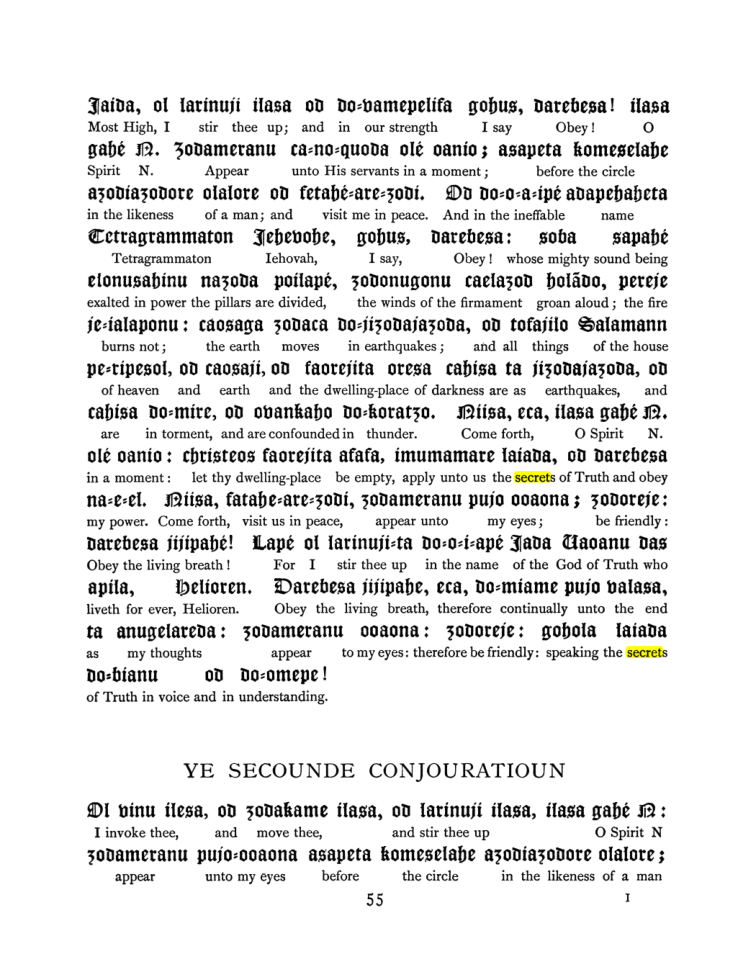Original scan of The Goetia, PDF page 71