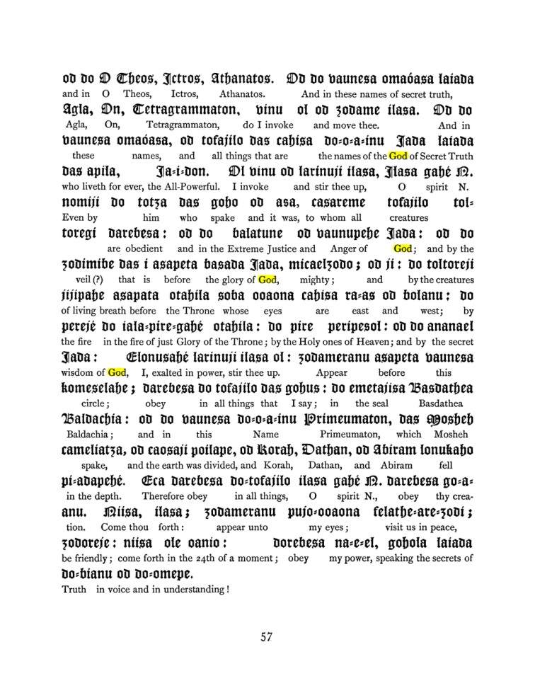 Original scan of The Goetia, PDF page 73