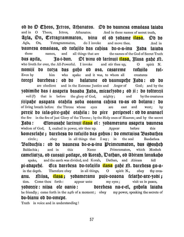 Original scan of The Goetia, PDF page 73