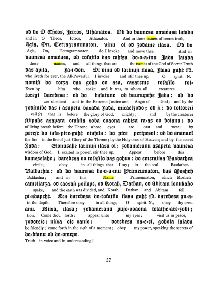 Original scan of The Goetia, PDF page 73