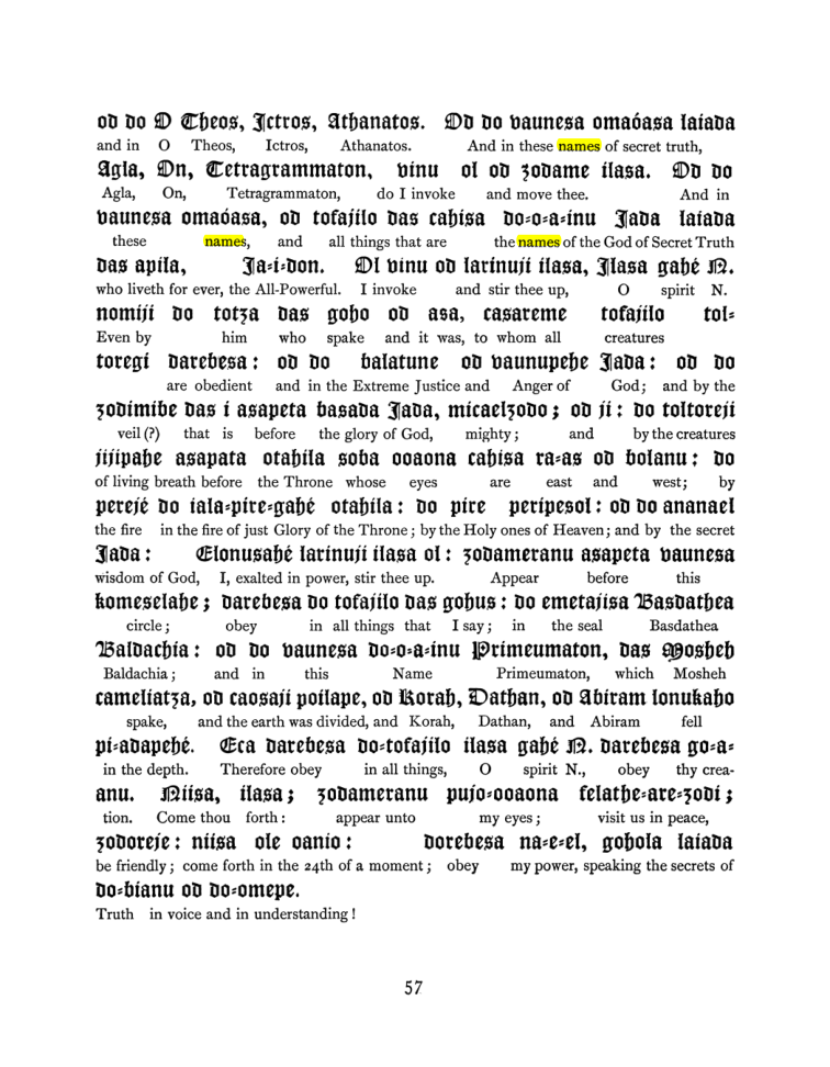 Original scan of The Goetia, PDF page 73