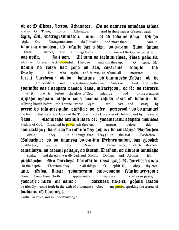 Original scan of The Goetia, PDF page 73